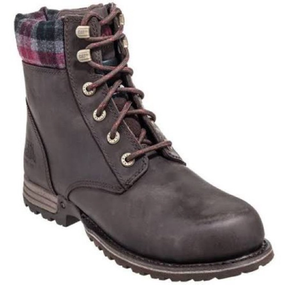 Caterpillar Boots: Women's 90394 Bark Kenzie Steel Toe Boots US11